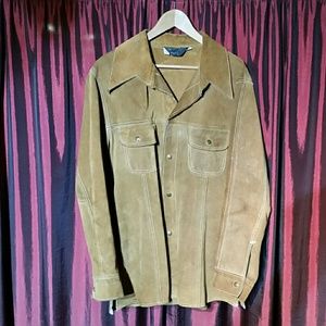 Vintage 1970s JC Penney Suede Leather Sport Jacket